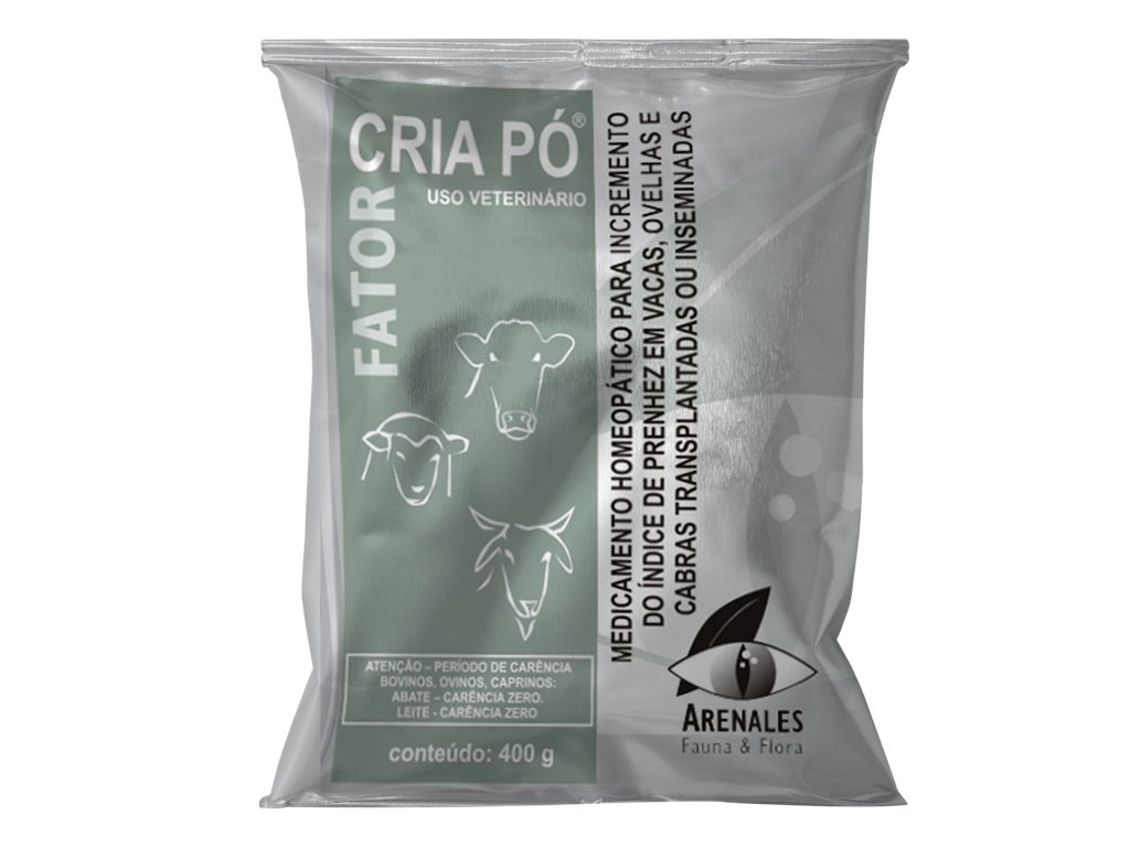 Fator Cria Pó® - Arenales Homeopatia Animal