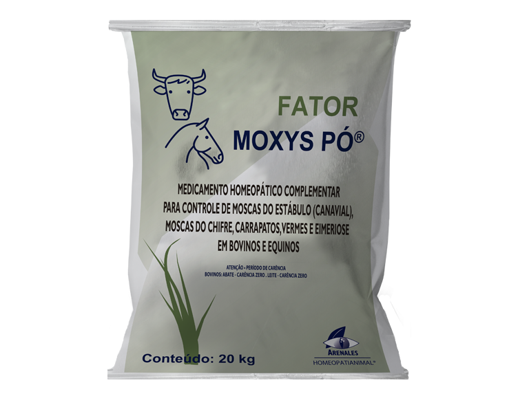 Fator Moxys Pó® - Arenales Homeopatia Animal