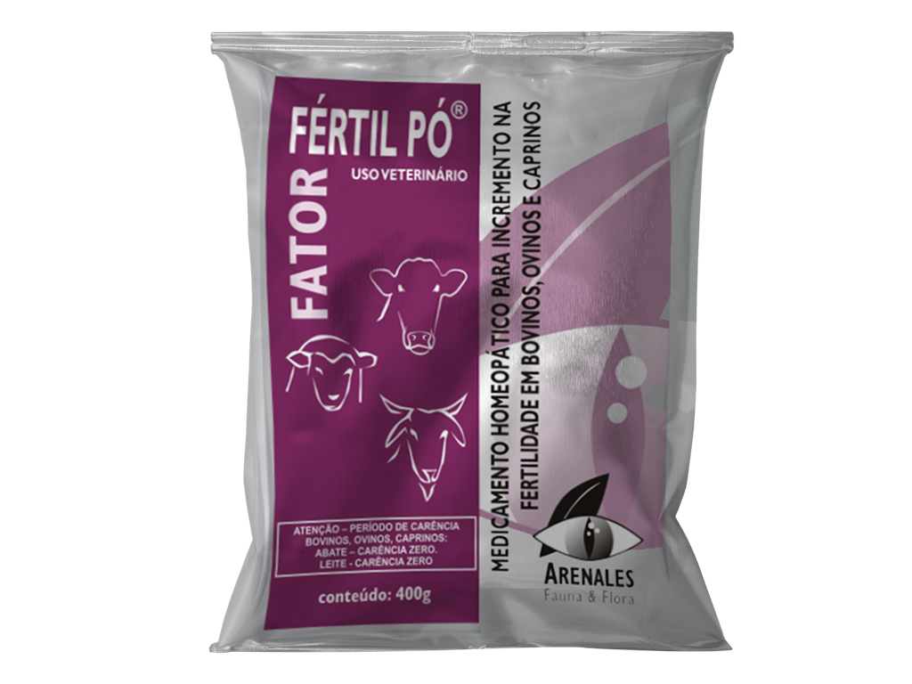 Fator Fértil Pó® - Arenales Homeopatia Animal