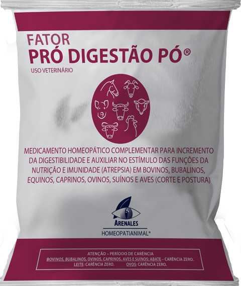Fator Pró Digestão Pó® - Arenales Homeopatia Animal