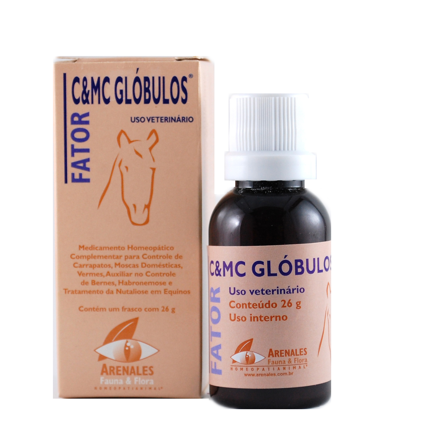 Fator C&MC Glóbulos® - Arenales Homeopatia Animal