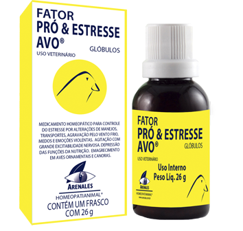 Fator Pró & Estresse AVO® - Arenales Homeopatia Animal