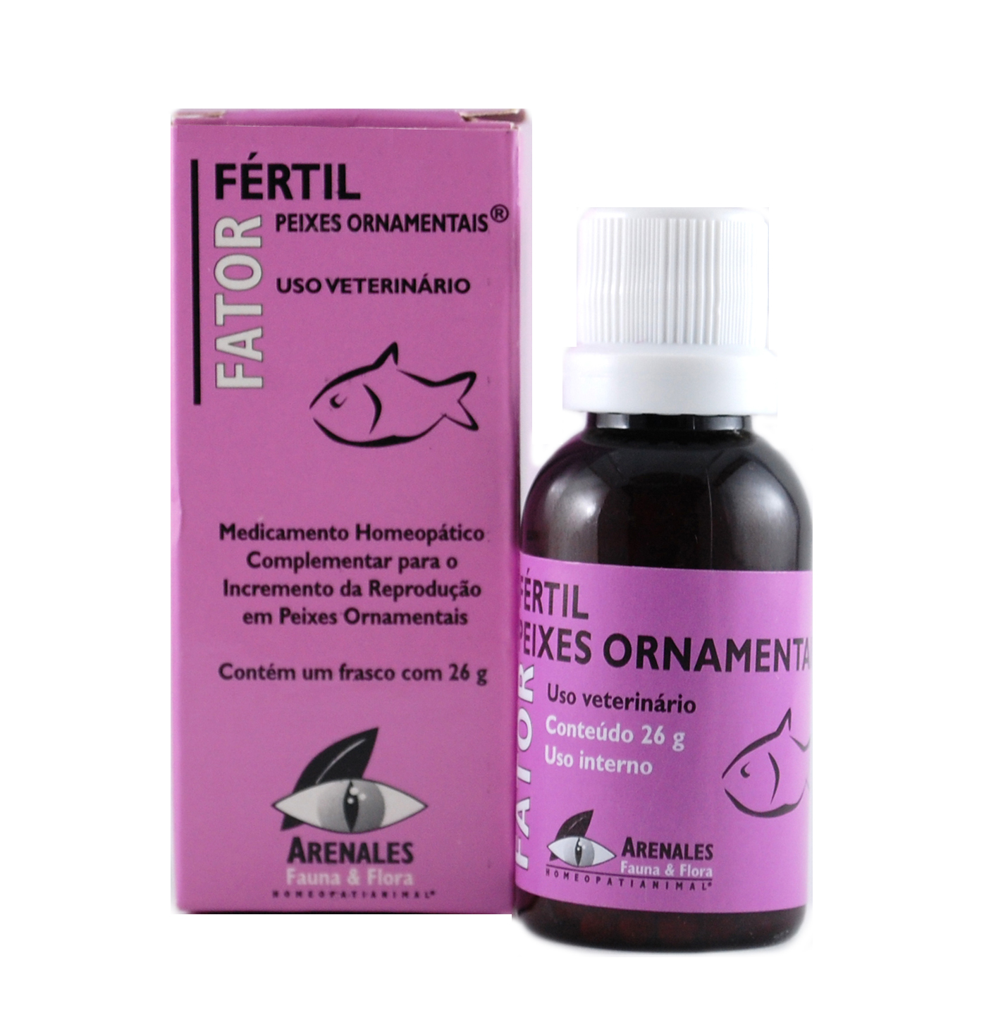 Fator Fértil Peixes Ornamentais® - Arenales Homeopatia Animal