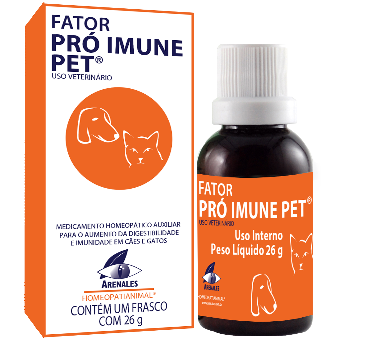 Fator Pró Imune Pet® - Arenales Homeopatia Animal