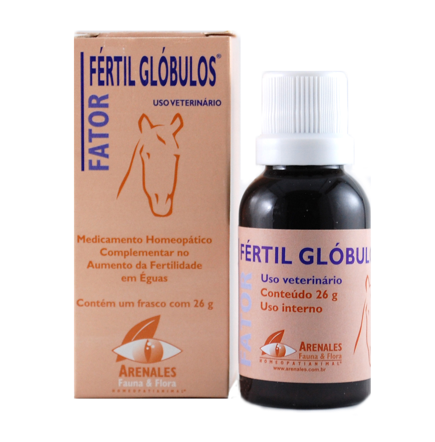 Fator Fértil Glóbulos® - Arenales Homeopatia Animal