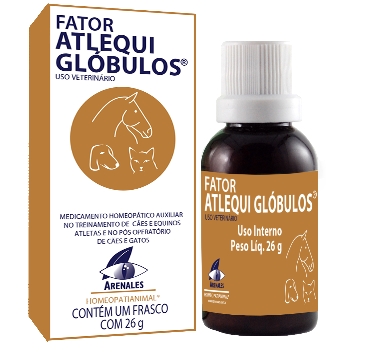 Fator Atlequi Glóbulos® - Arenales Homeopatia Animal