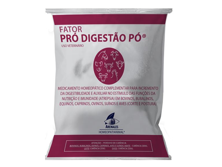 Fator Pró Digestão Pó® Fator Pró Digestão Pó® - Arenales Homeopatia Animal